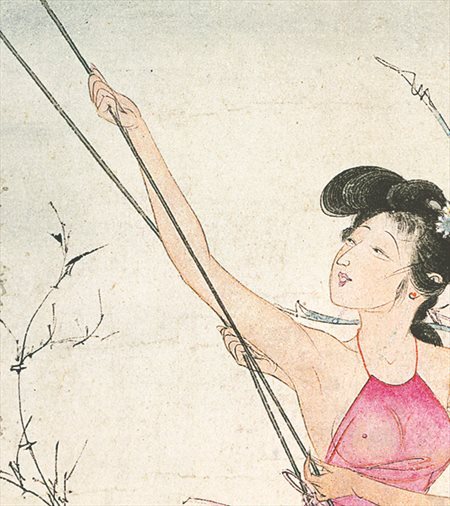 祁门-胡也佛的仕女画和最知名的金瓶梅秘戏图
